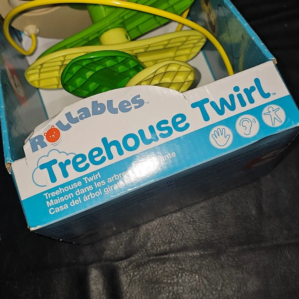 Melissa & Doug Rollables Treehouse Twirl Wooden Sensory Toy 9m+ FSC Wood 30125‎
